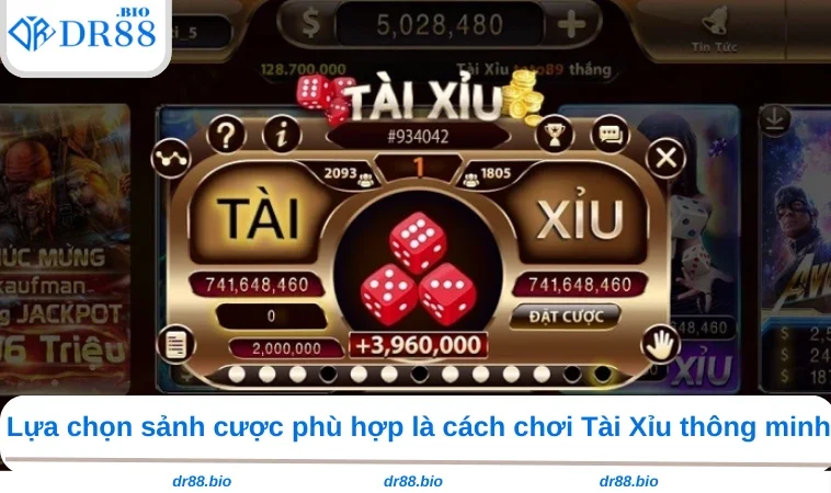 Cách Chơi Tài Xỉu - Bỏ Túi Kinh Nghiệm Khi Cá Cược Tại DR88 3 Lựa chọn sảnh cược phù hợp là cách chơi Tài Xỉu thông minh