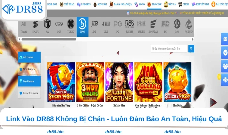 Link vào DR88 không bị chặn