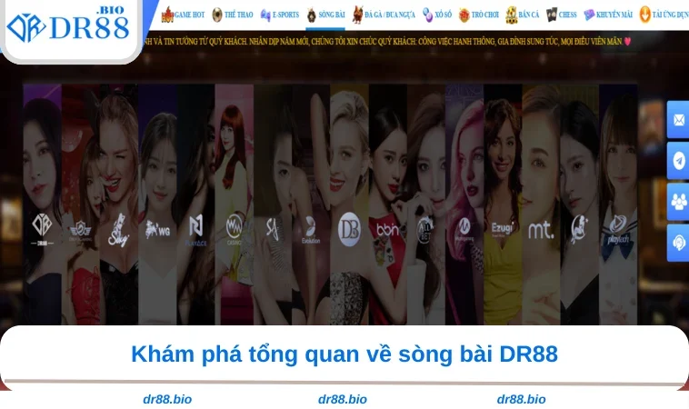 Sòng Bài DR88 1 Khám phá tổng quan về sòng bài DR88