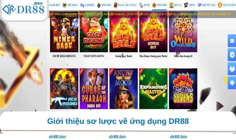 Tải App DR88 1 Giới thiệu sơ lược về ứng dụng DR88