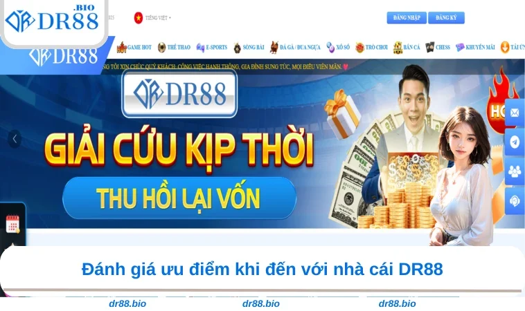 Home 28 Đánh giá ưu điểm khi đến với nhà cái DR88